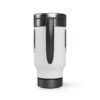 Travel Mug-Blue Feather Design-Cambodia Detail - Image 2
