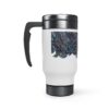 Travel Mug-Blue Feather Design-Cambodia Detail - Image 3