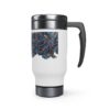Travel Mug-Blue Feather Design-Cambodia Detail - Image 4