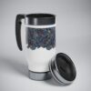 Travel Mug-Blue Feather Design-Cambodia Detail - Image 8