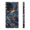 Phone Case-Impact Resistant-Blue Feather Design-Cambodia Detail - Image 9