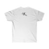Unisex Tee-Art Saves Lives/Gold Feather Design-Turbulence Detail - Image 4