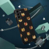 Phone Case-Impact Resistant-Cat Design-Turbulence Detail - Image 37