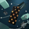 Phone Case-Impact Resistant-Cat Design-Turbulence Detail - Image 31