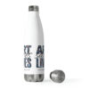 Water Bottle-Art Saves Lives/Blue Feather Design-Cambodia Detail - Image 5