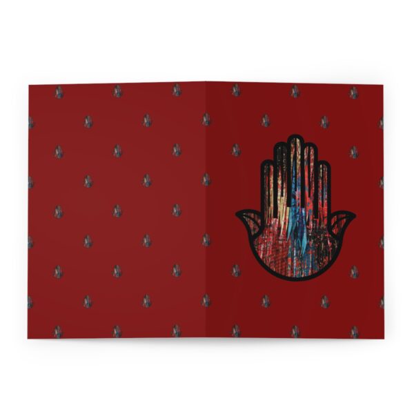 Redwing Hamsa - Greeting Cards (5 Pack) - Image 3